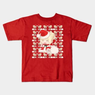 CUTE CHIBI SANTA SABER NERO 3 from FATE GRAND ORDER Kids T-Shirt